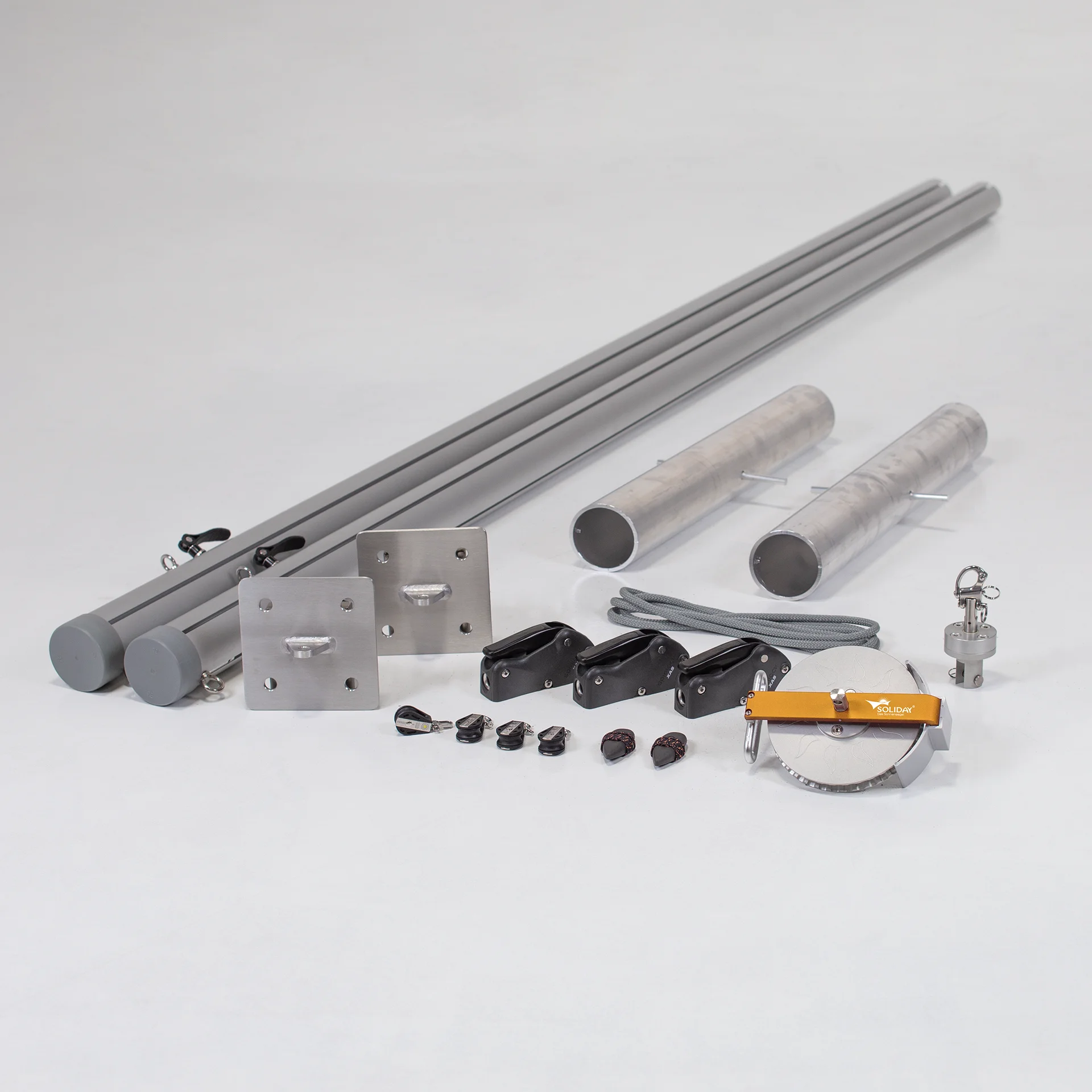 Flex Hardware-Set | 2x Mast 2x Wand | Marine