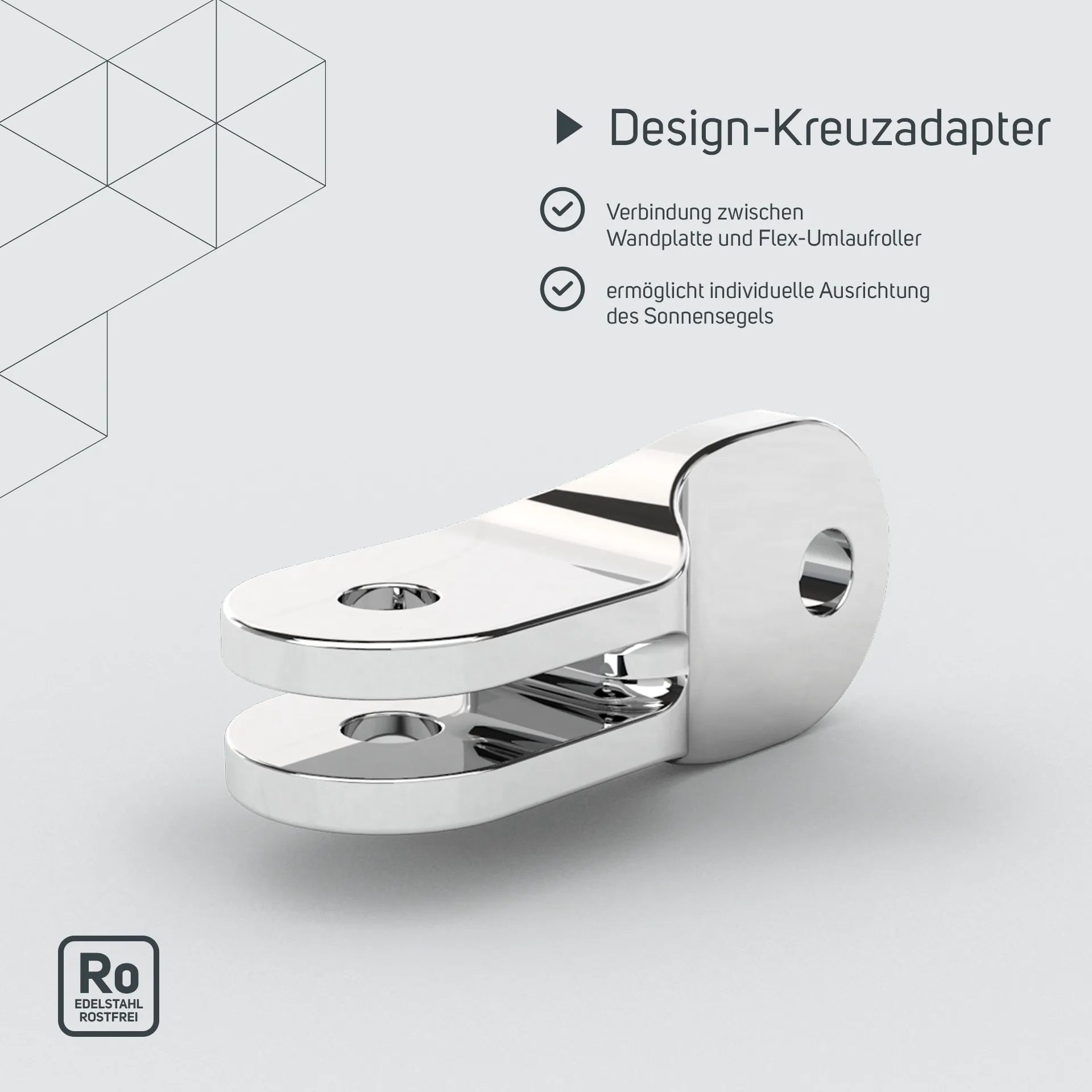 Design-Kreuzadapter
