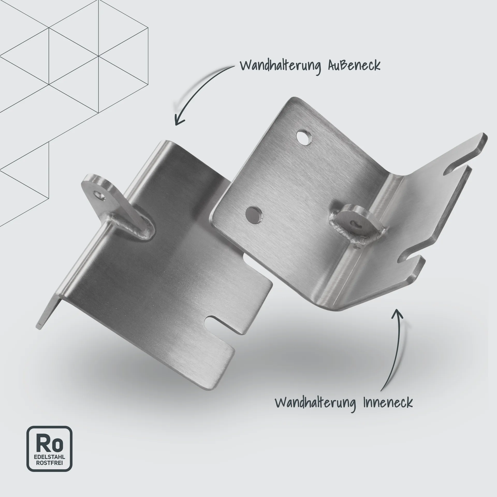 Wandhalterung Inneneck