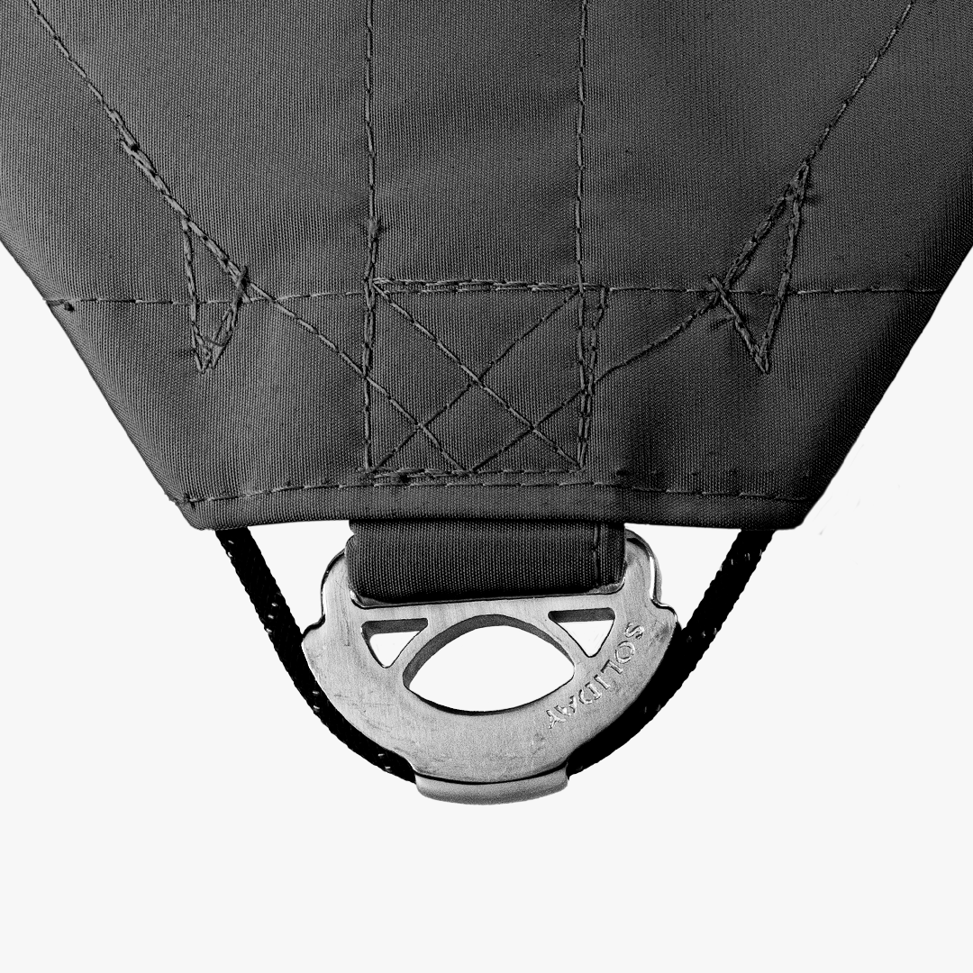 Segelecke mit Orca Design-Ring