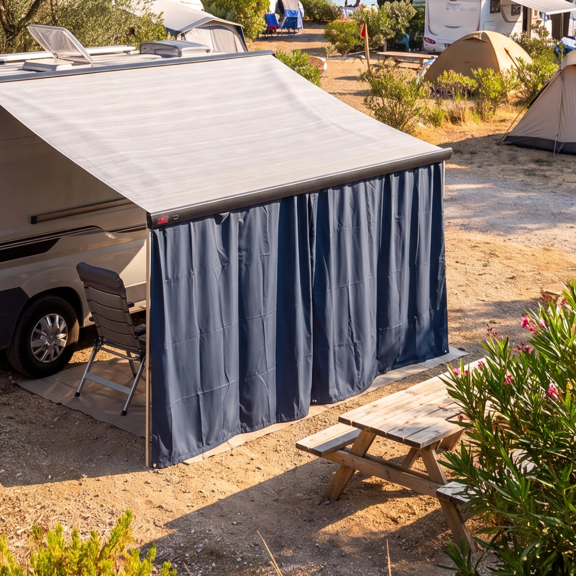 Camping Vorhang auf Maß