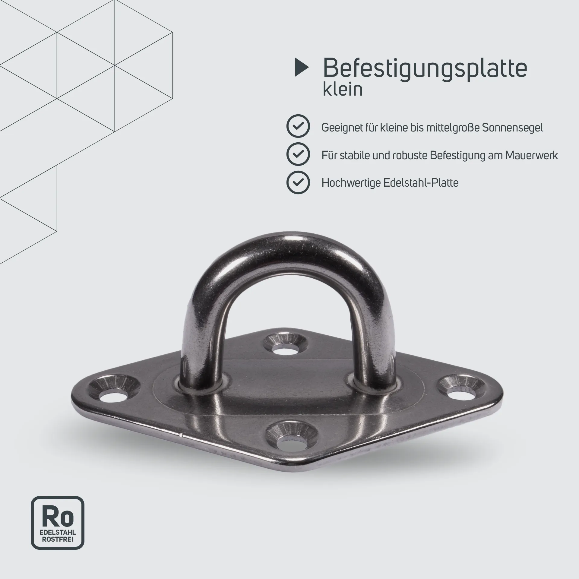 Befestigungsplatte - klein