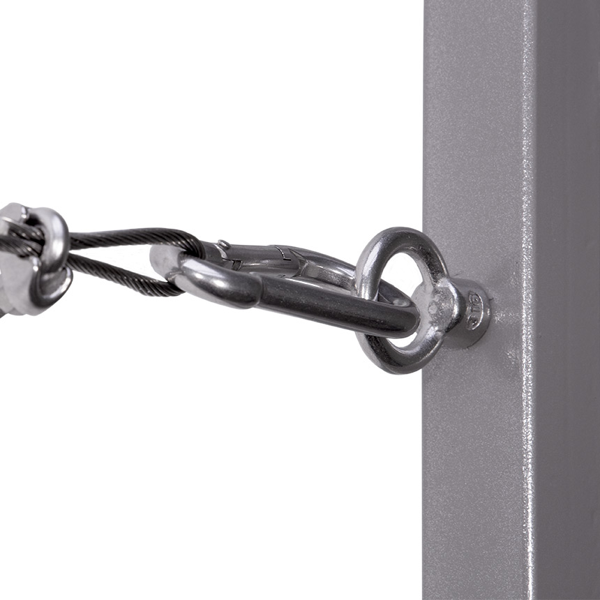 Karabiner aus Edelstahl