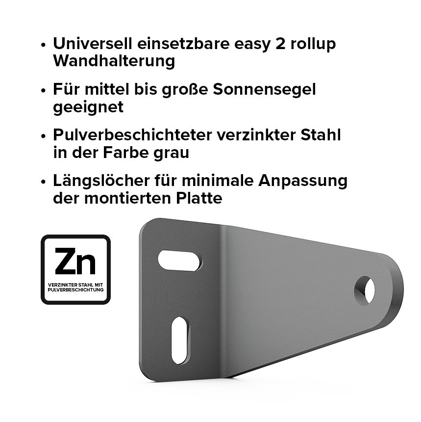 easy 2 rollup Wandhalterung