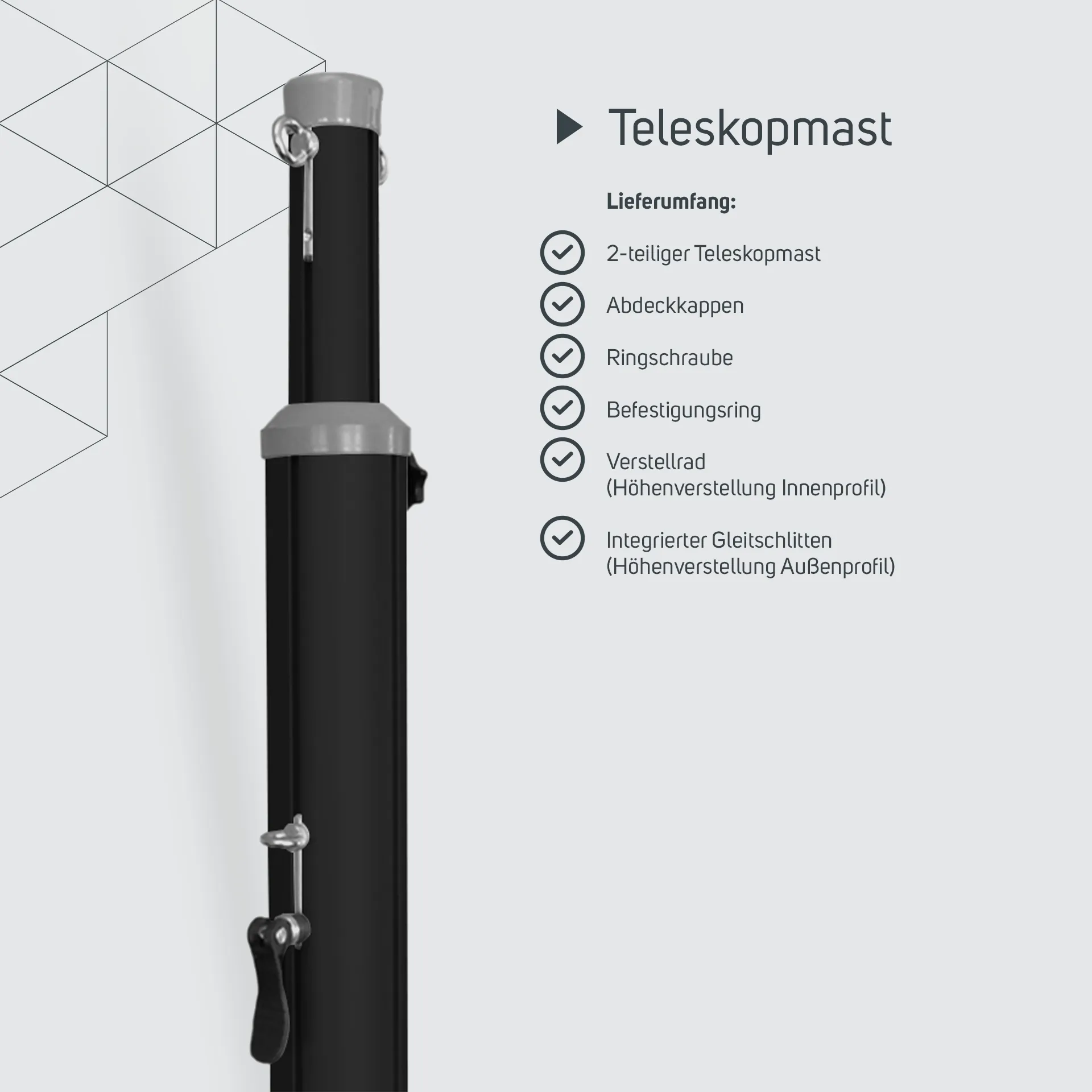 Teleskopmast