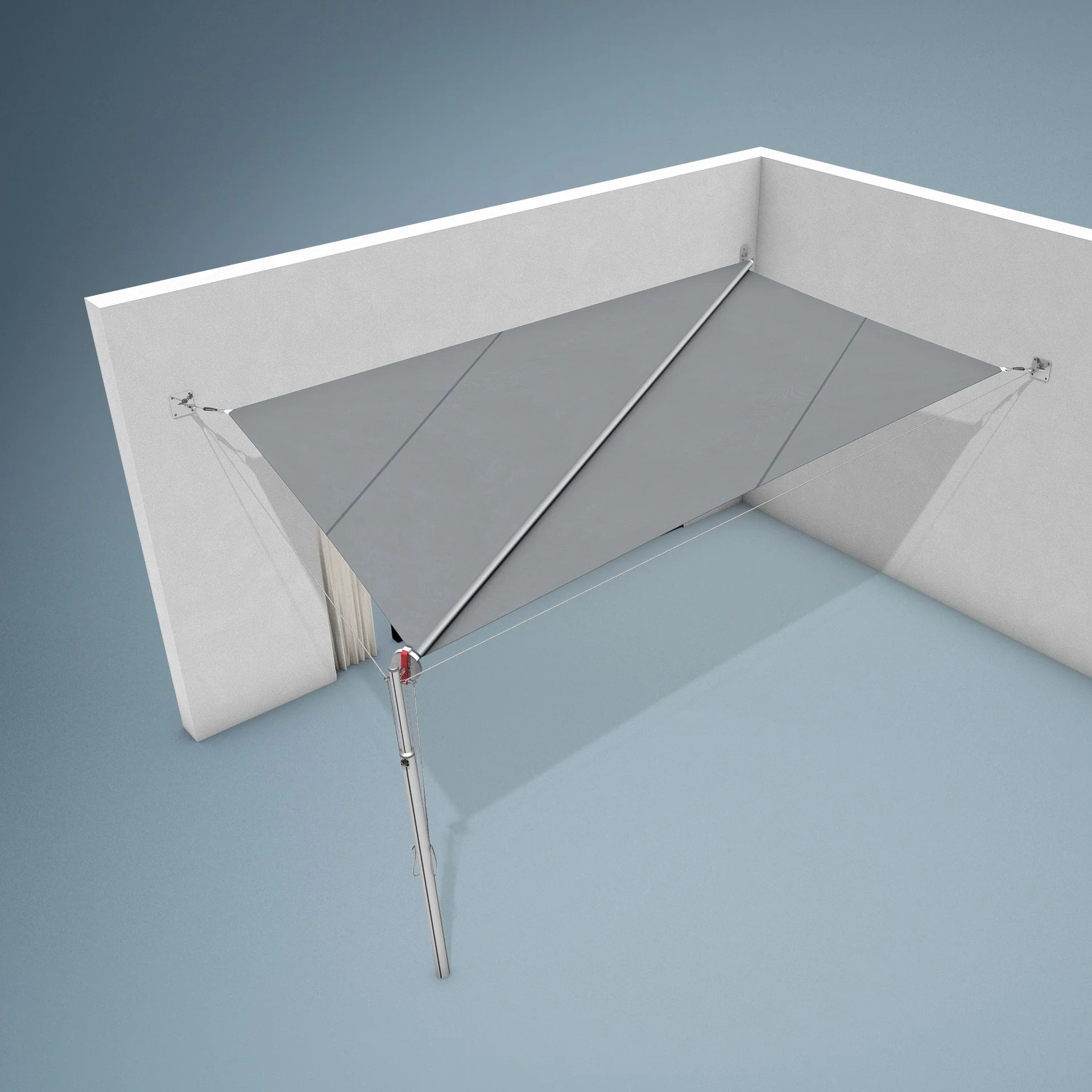 Marley Hardware-Set mit 1 Mast