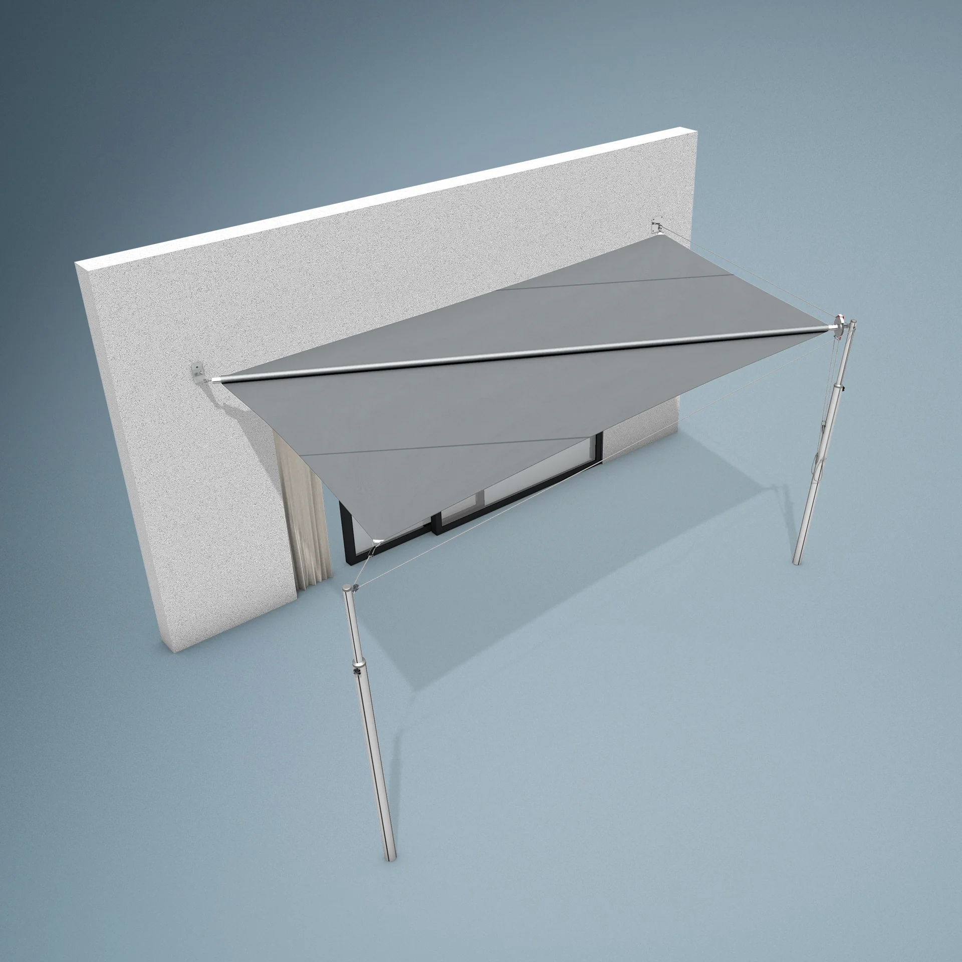 Marley Hardware-Set mit 2 Masten