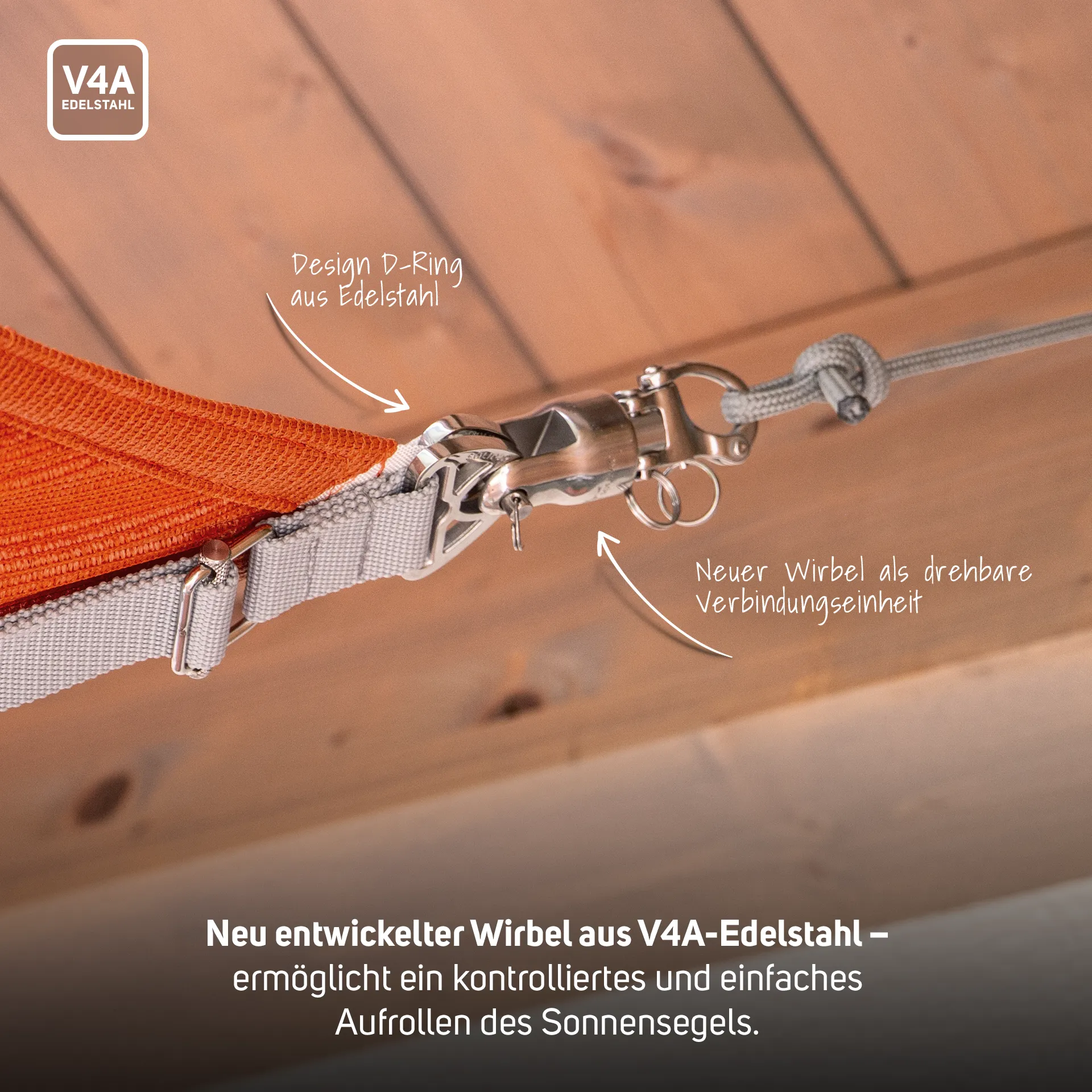 Aufrollbares Sonnensegel Soliday Flex