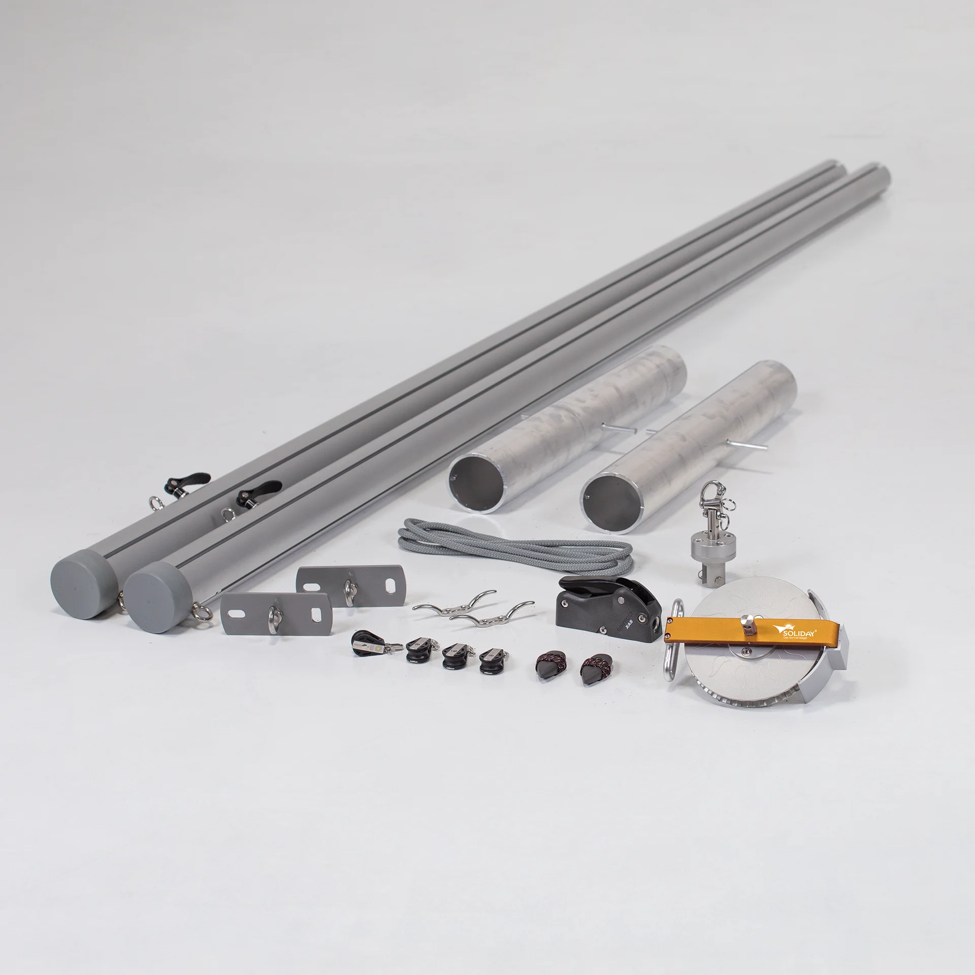 Flex Hardware-Set | 2x Mast 2x Wand | Basic