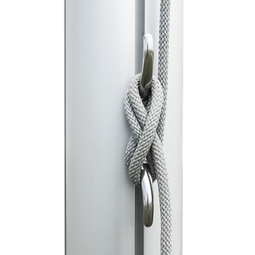 Seilklampe aus Edelstahl