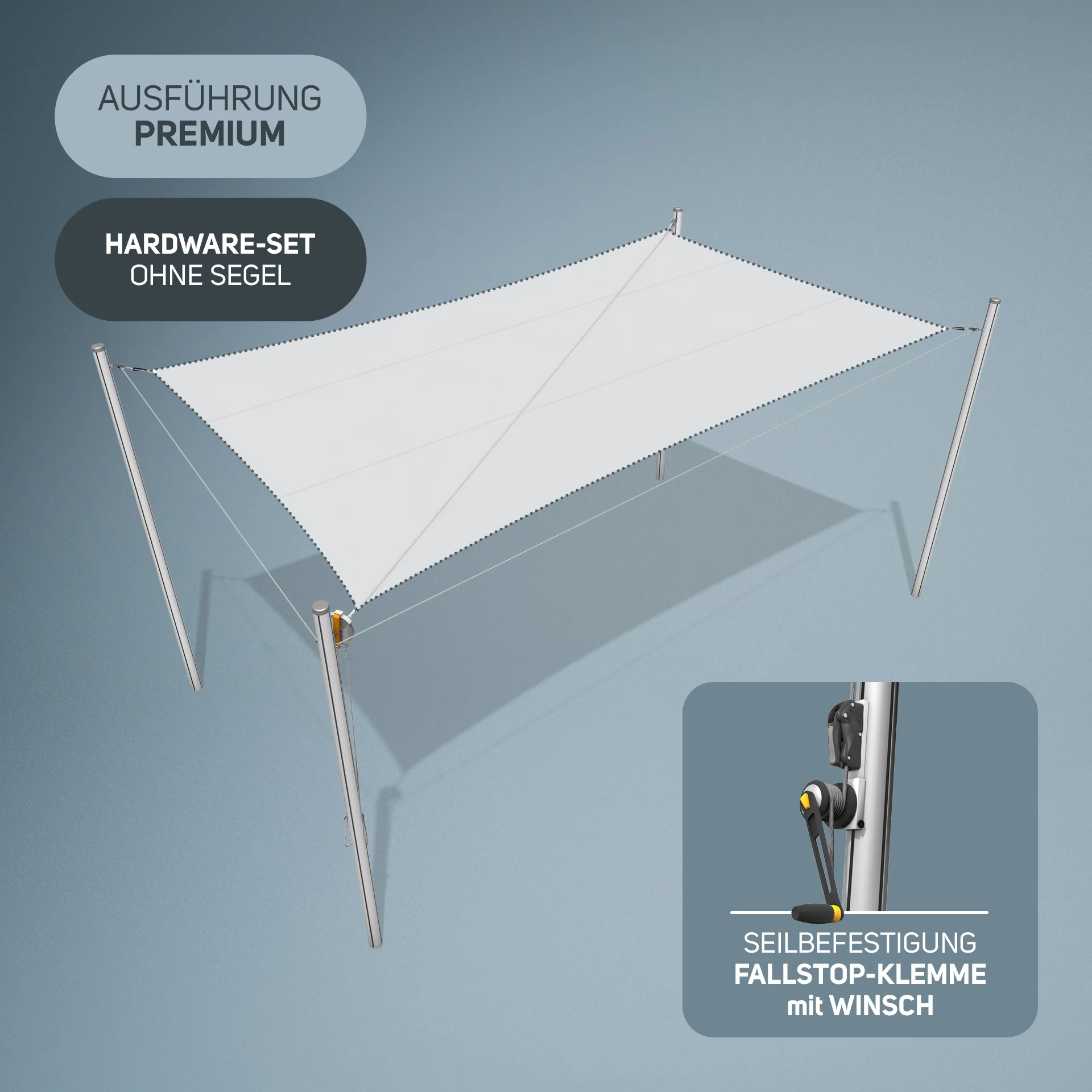 Flex Hardware-Set | 4x Mast| Premium