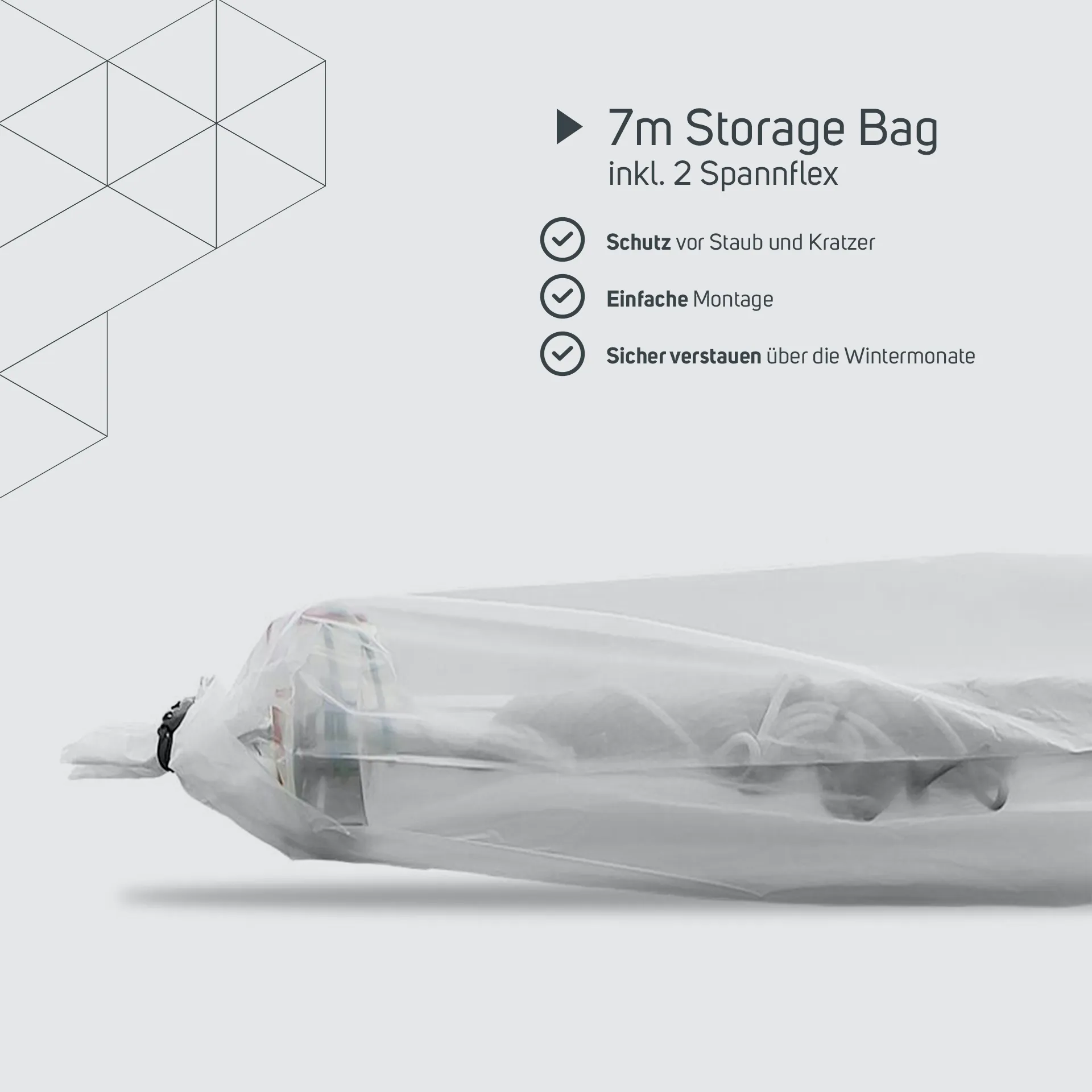 7 m Storage Bag inkl. 2 Spannflex