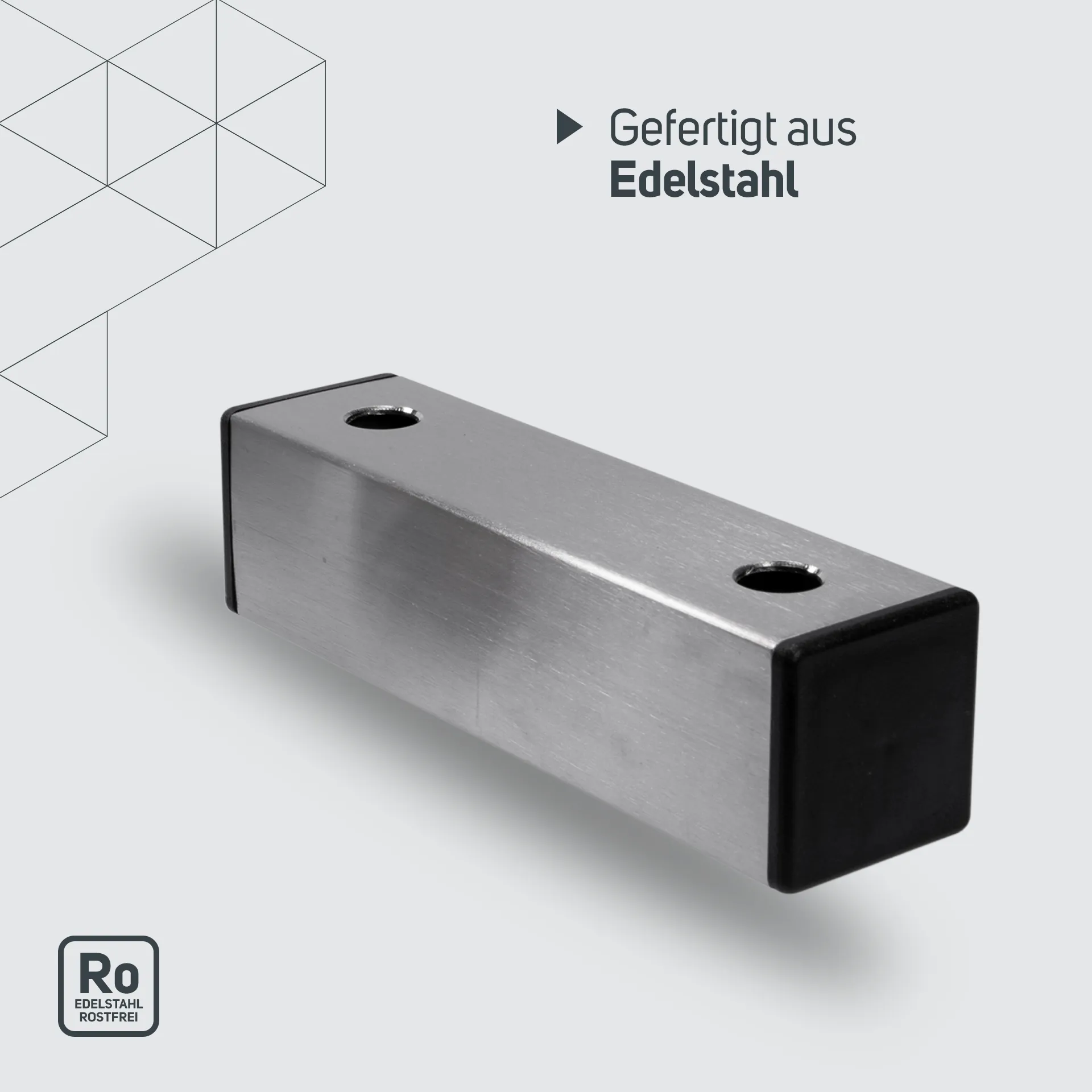 Abstandhalter Wand/Mast 5cm ohne Schelle