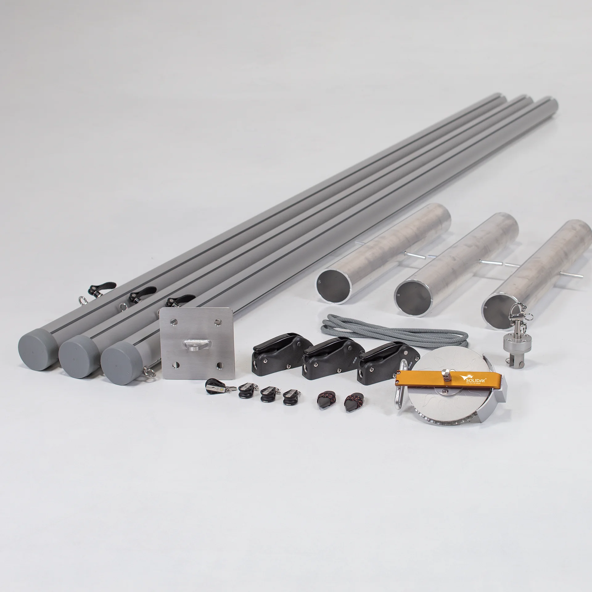Flex Hardware-Set | 3x Mast 1x Wand | Marine