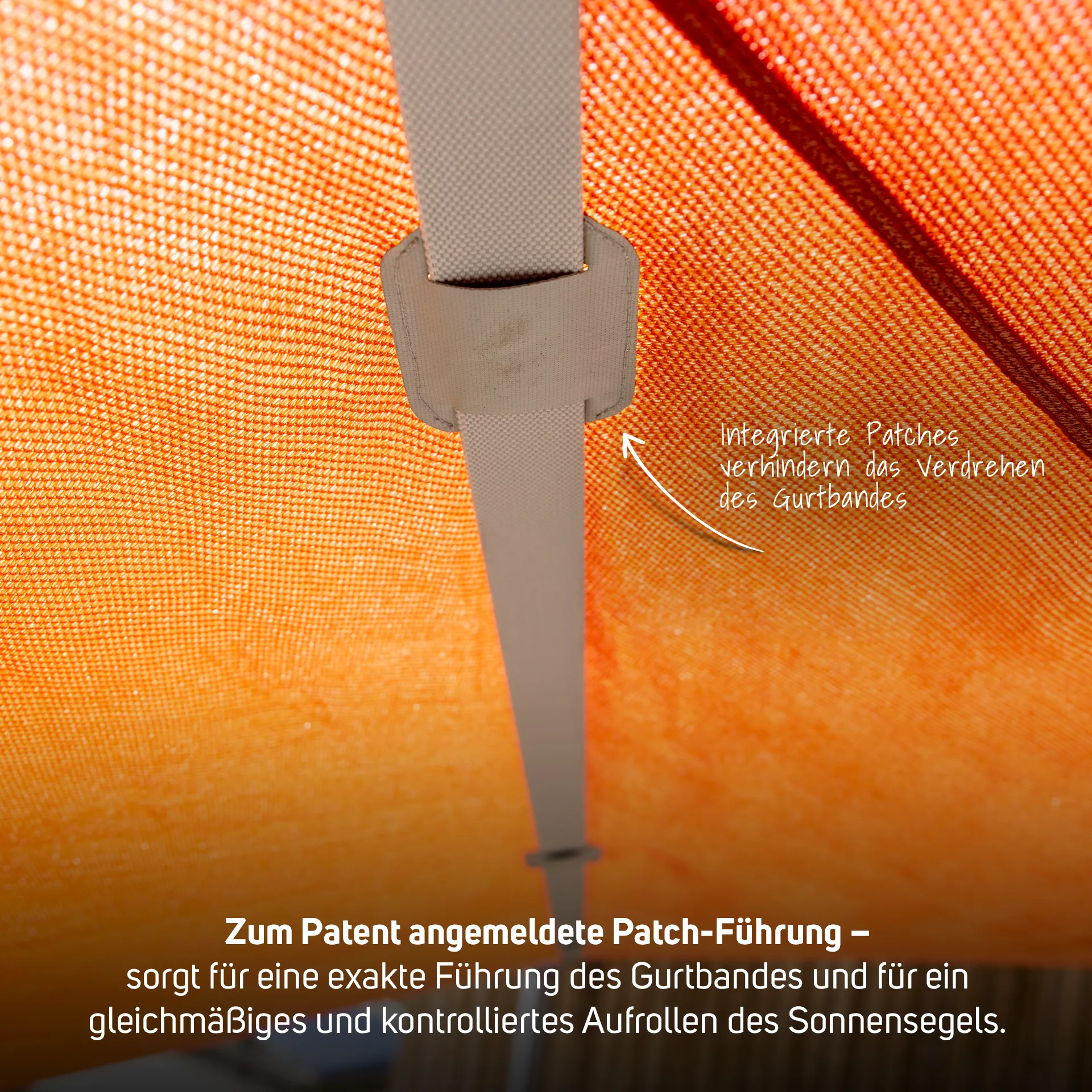 Aufrollbares Sonnensegel Soliday Flex