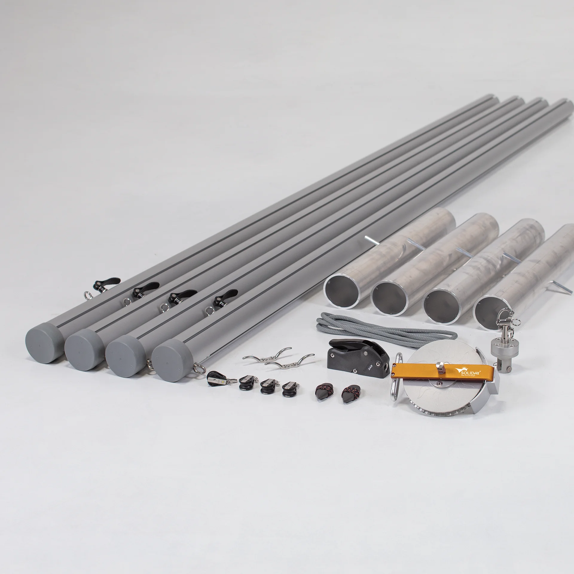 Flex Hardware-Set | 4x Mast | Basic