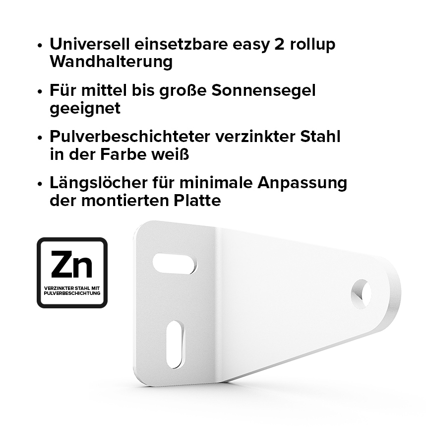 easy 2 rollup Wandhalterung