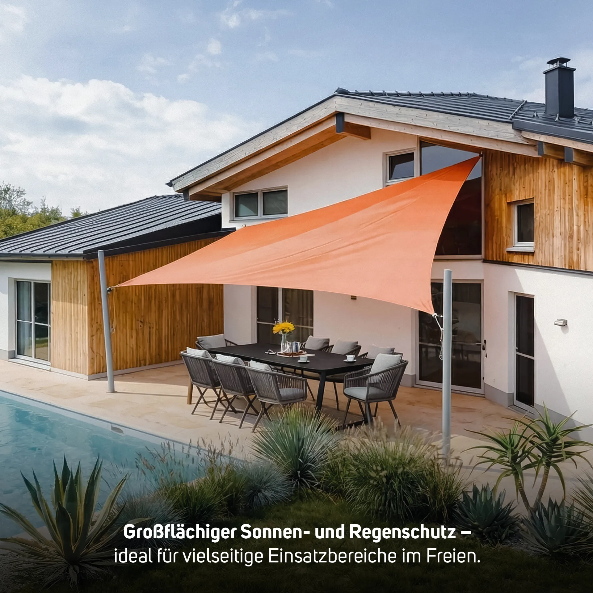 Aufrollbares Sonnensegel Soliday Flex