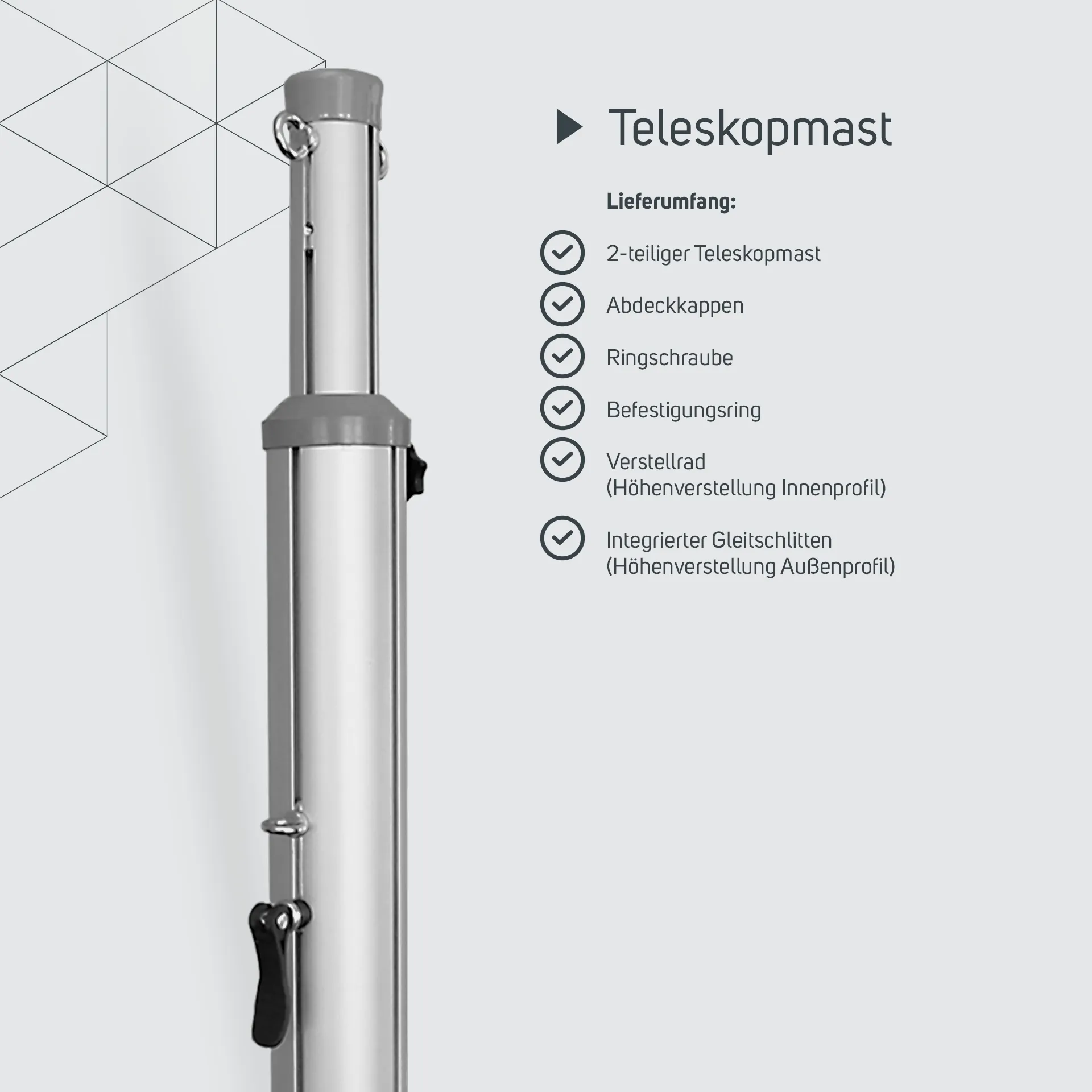 Teleskopmast