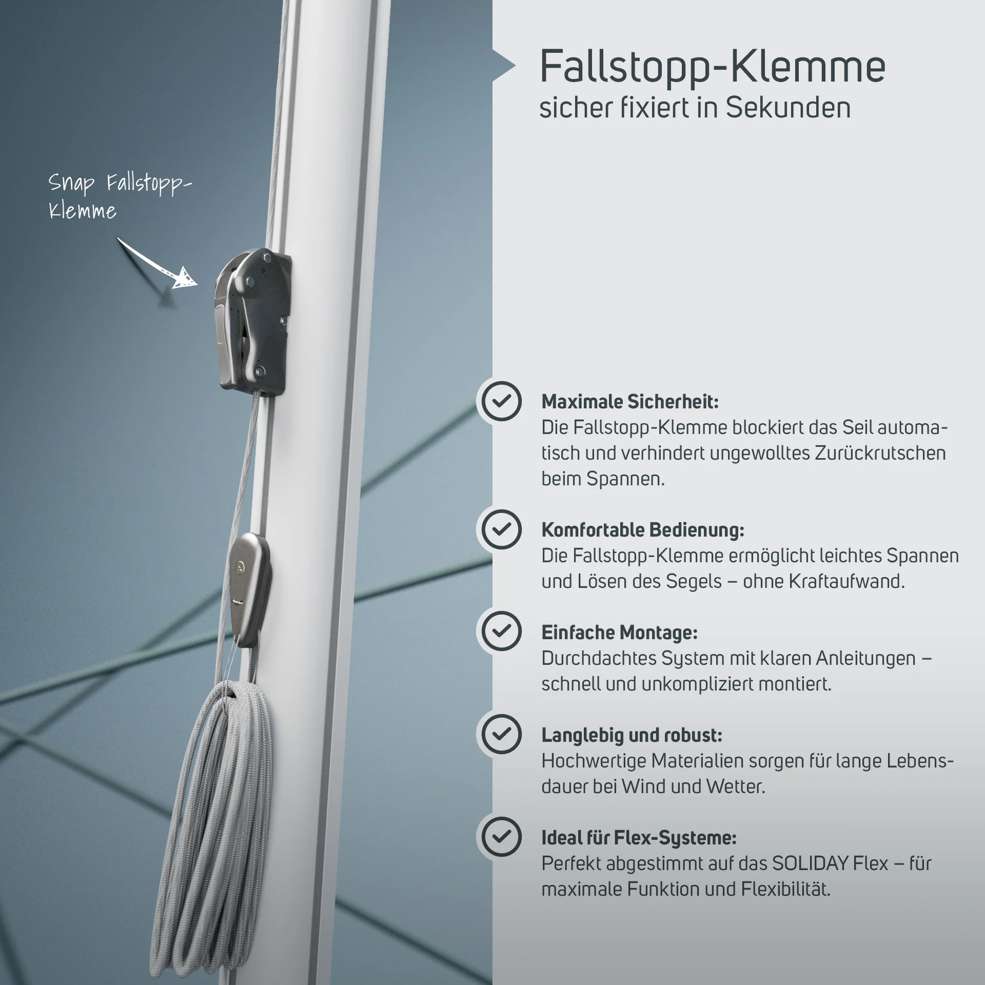 Flex Hardware-Set | 4x Mast | Marine