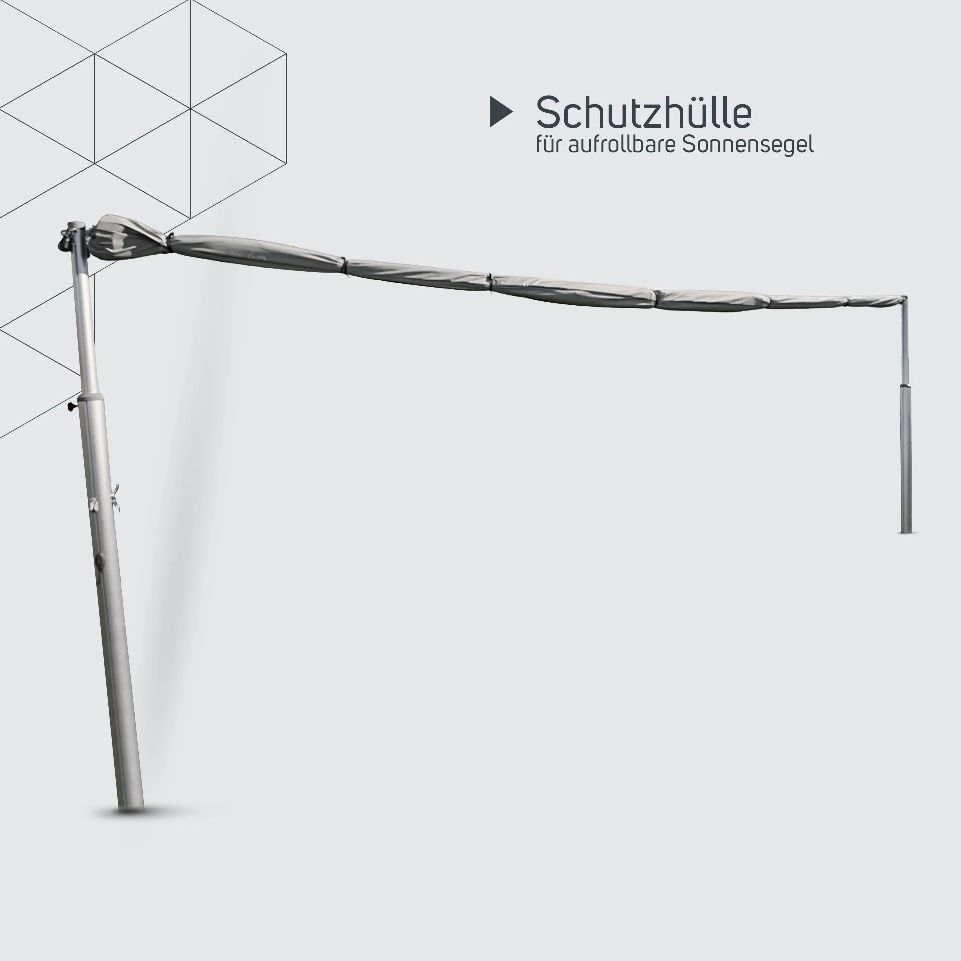 Schutzhülle für aufrollbare Sonnensegel