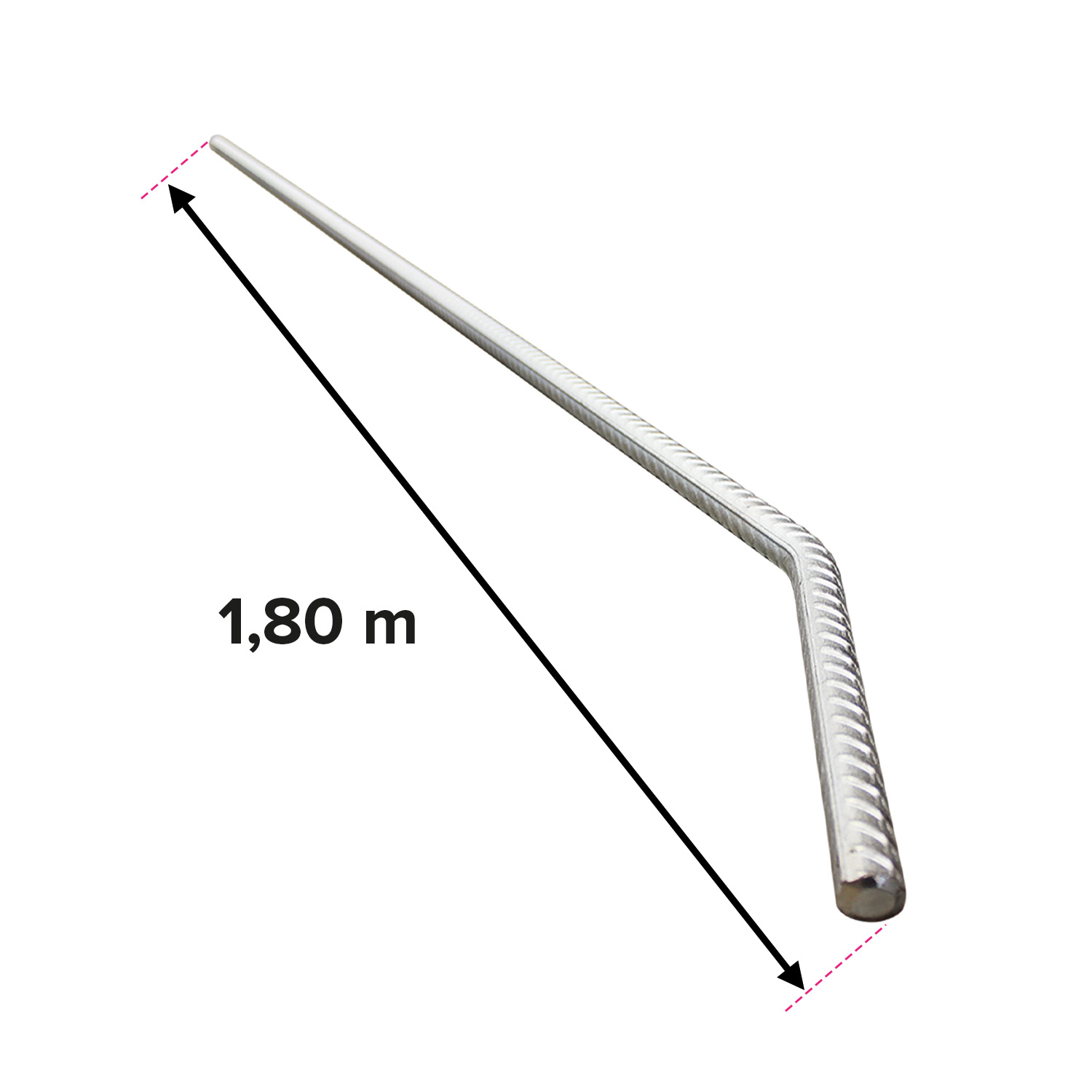 00E13000771_Eindrehstange_mass Eindrehstange für Schraubfundament