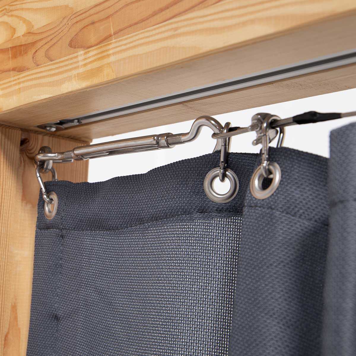 Outdoorvorhang-Set für Holzkonstruktionen