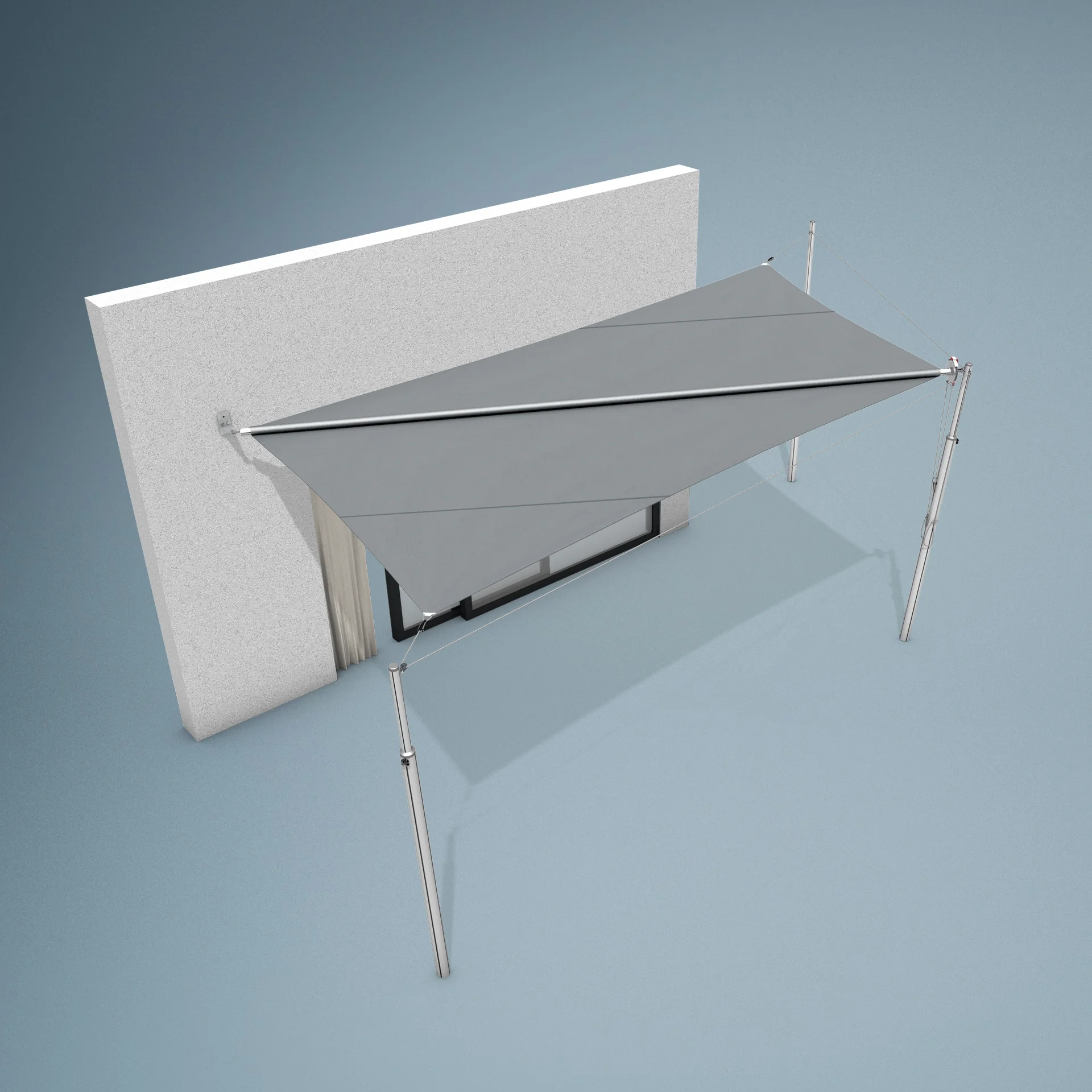 Marley Hardware-Set mit 3 Masten