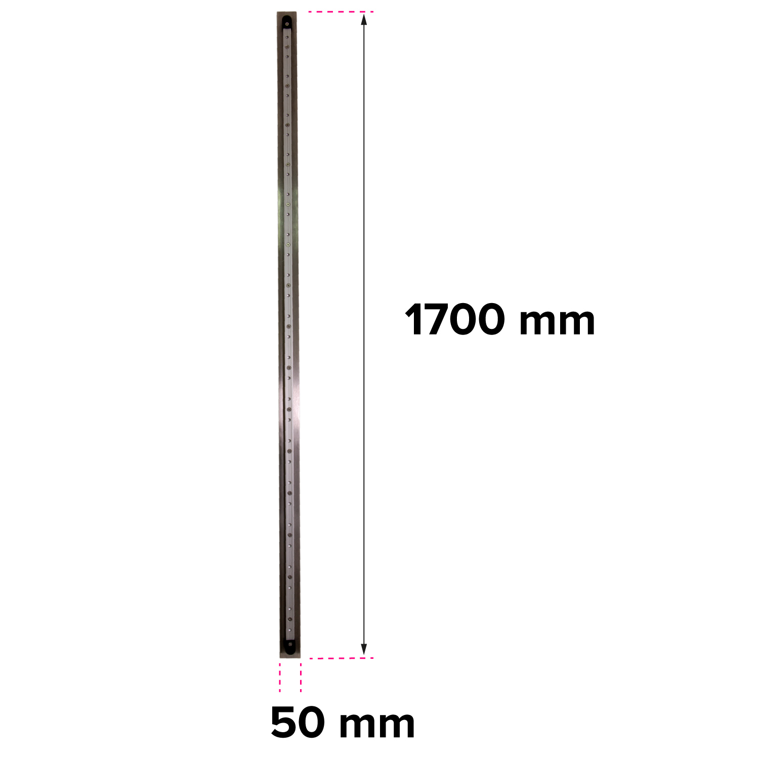 00E13000112_Befestigungsplatte_Gleitschiene_mass Befestigungplatte f. Gleitschiene