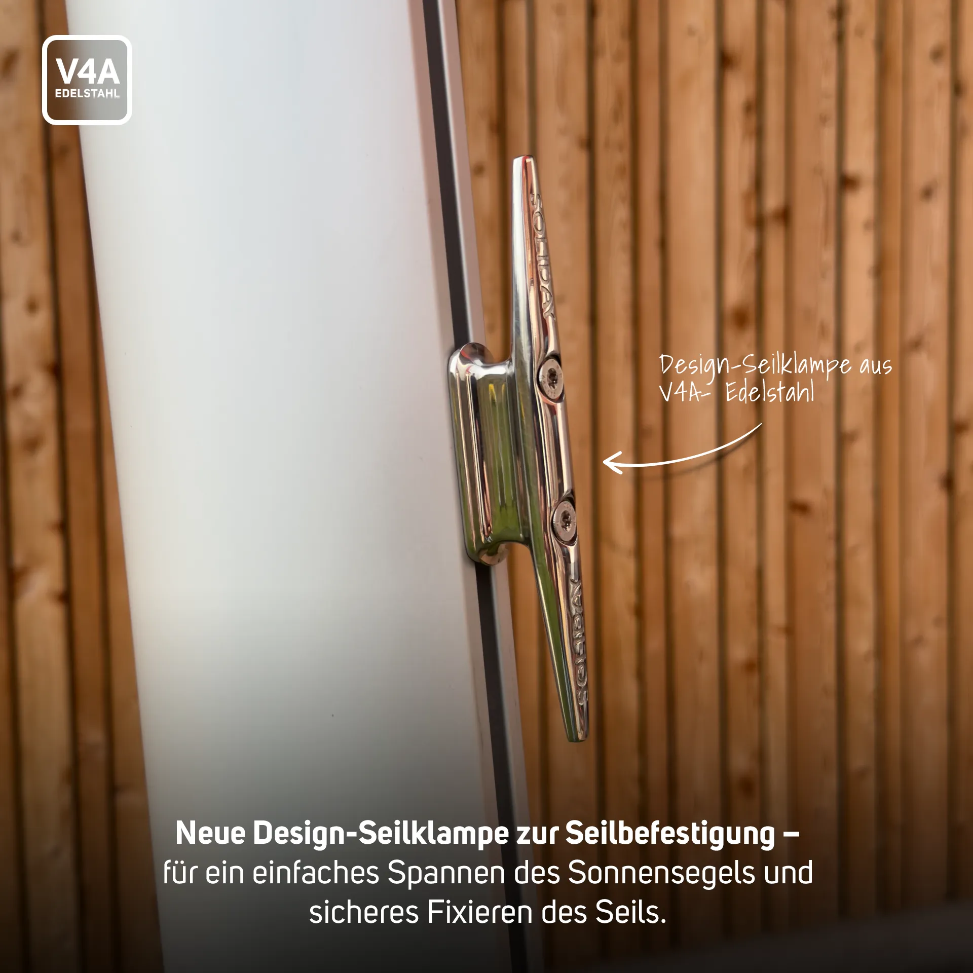 Aufrollbares Sonnensegel Soliday Flex