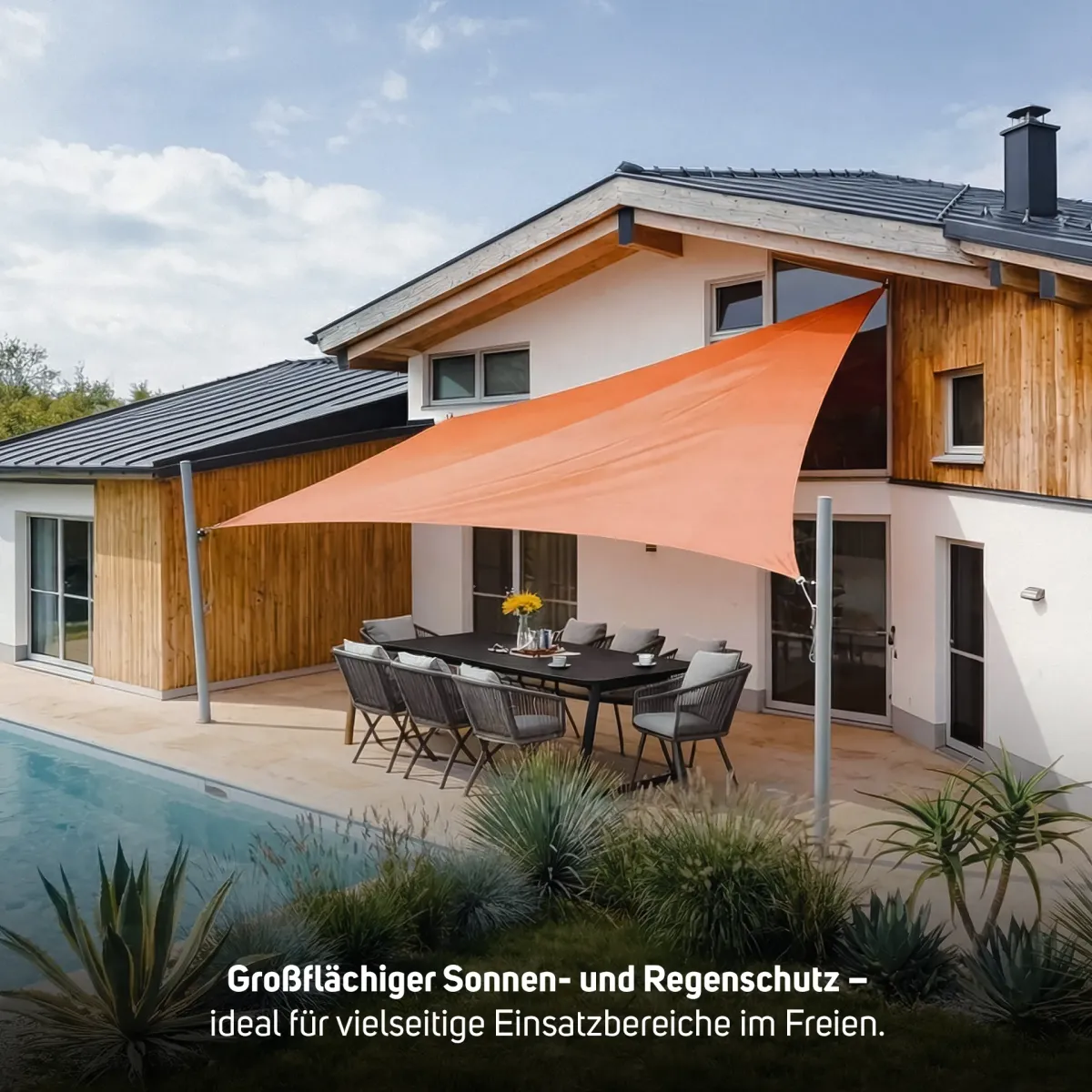 Aufrollbares Sonnensegel Soliday Flex